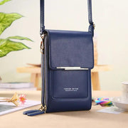 Touch Screen Mobile Phone Bag Small Crossbody Shouder Bags Women Long Wallet - WILKYs