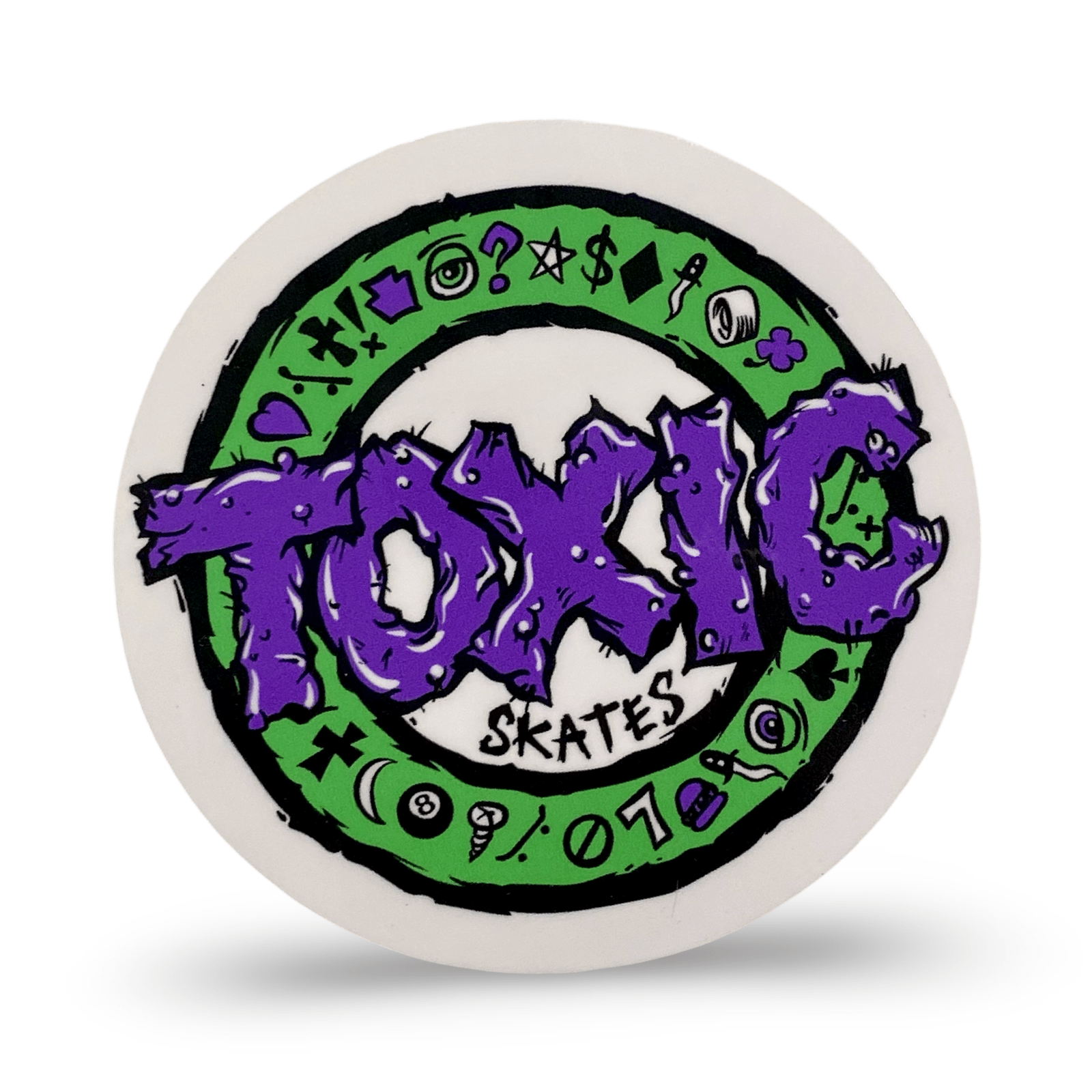 Toxic Logo Sticker 2.6” - WILKYs