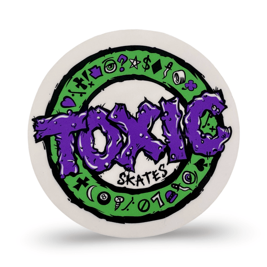 Toxic Logo Sticker 2.6” - WILKYs