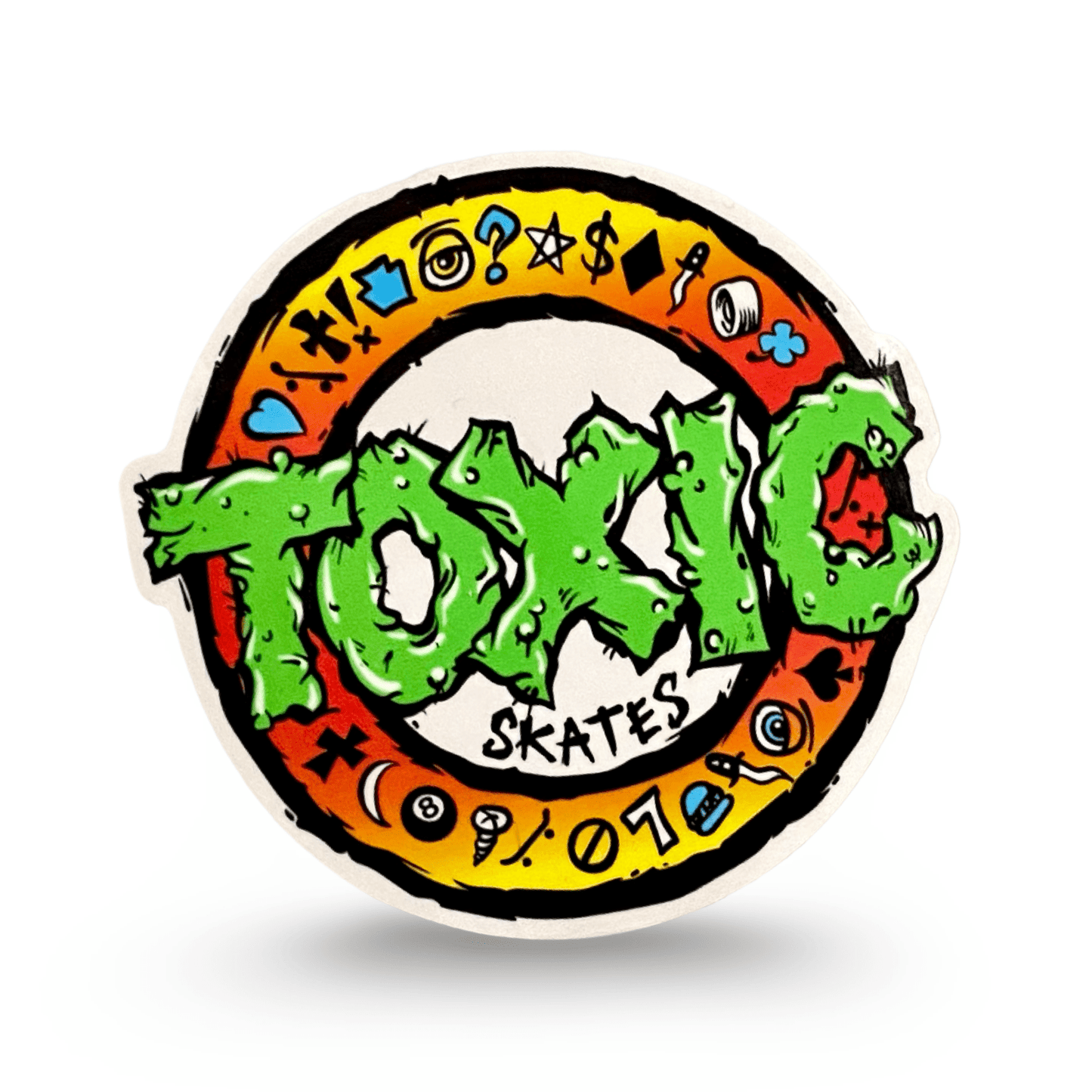 Toxic Skates Sticker 3” - WILKYs