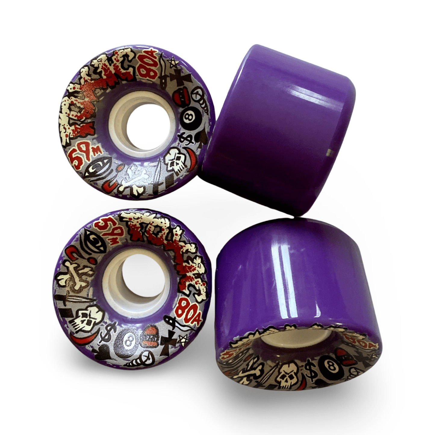 Toxic Team ALL - TERRAIN MED Wheels 59mm/80A - WILKYs