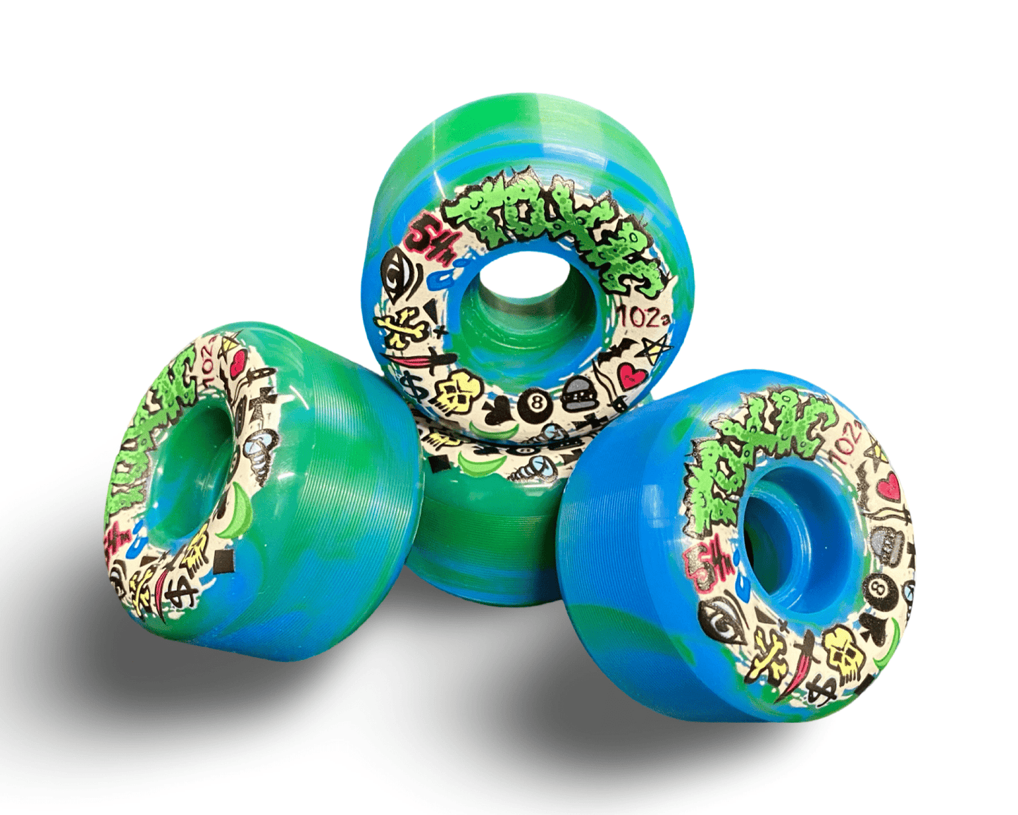 Toxic Team VERY HARD Wheels 54mm/102a - WILKYs