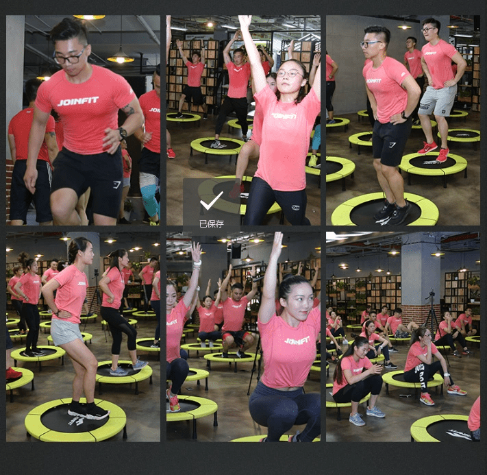 Trampoline Home Children Women Men Gym Class Trampoline Fitness Handrail - WILKYs