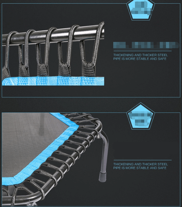Trampoline Home Children Women Men Gym Class Trampoline Fitness Handrail - WILKYs