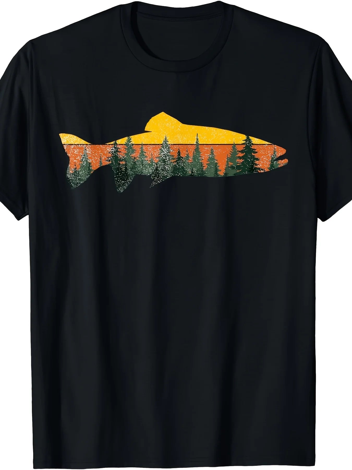 Trout Fly Fishing Outdoor Forest Nature Wildlife Fisherman T-Shirt - WILKYs