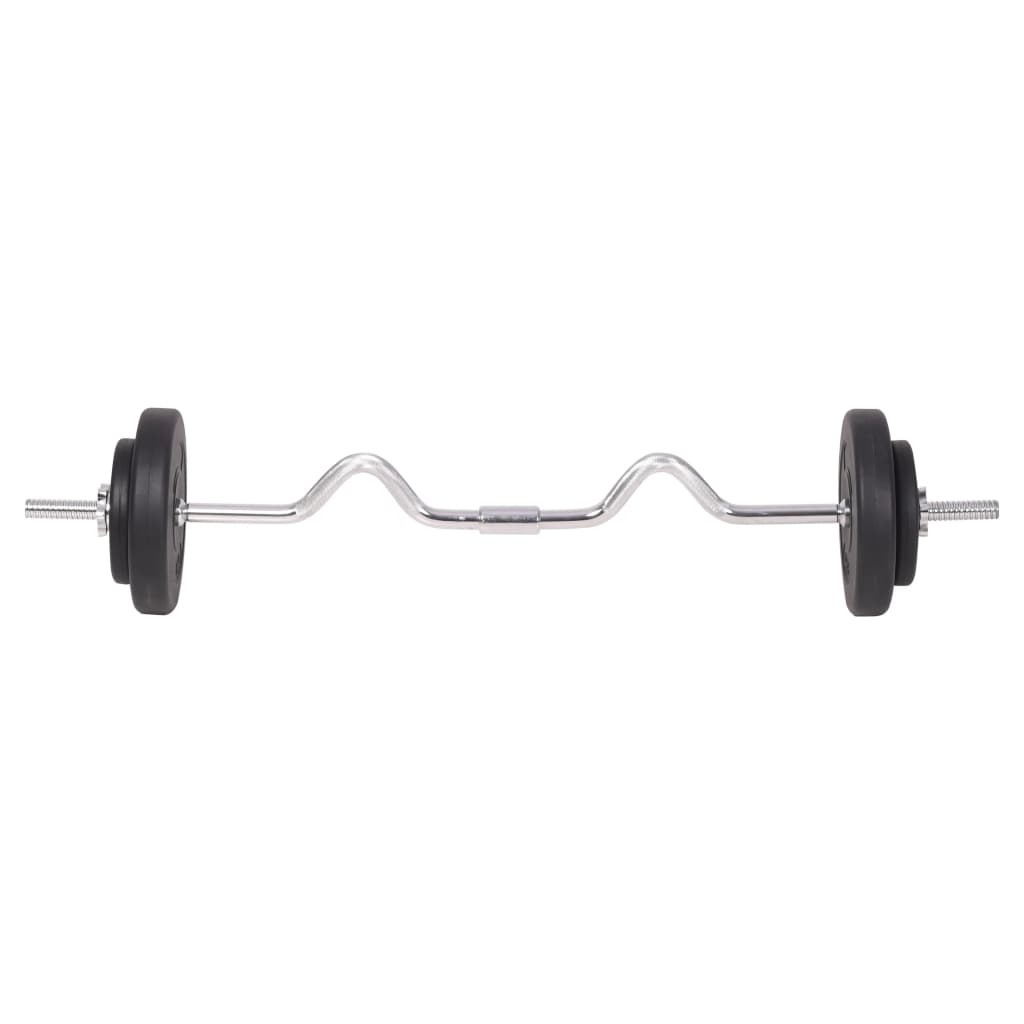 vidaXL Barbell and Dumbbell Set 198.4 lb - WILKYs