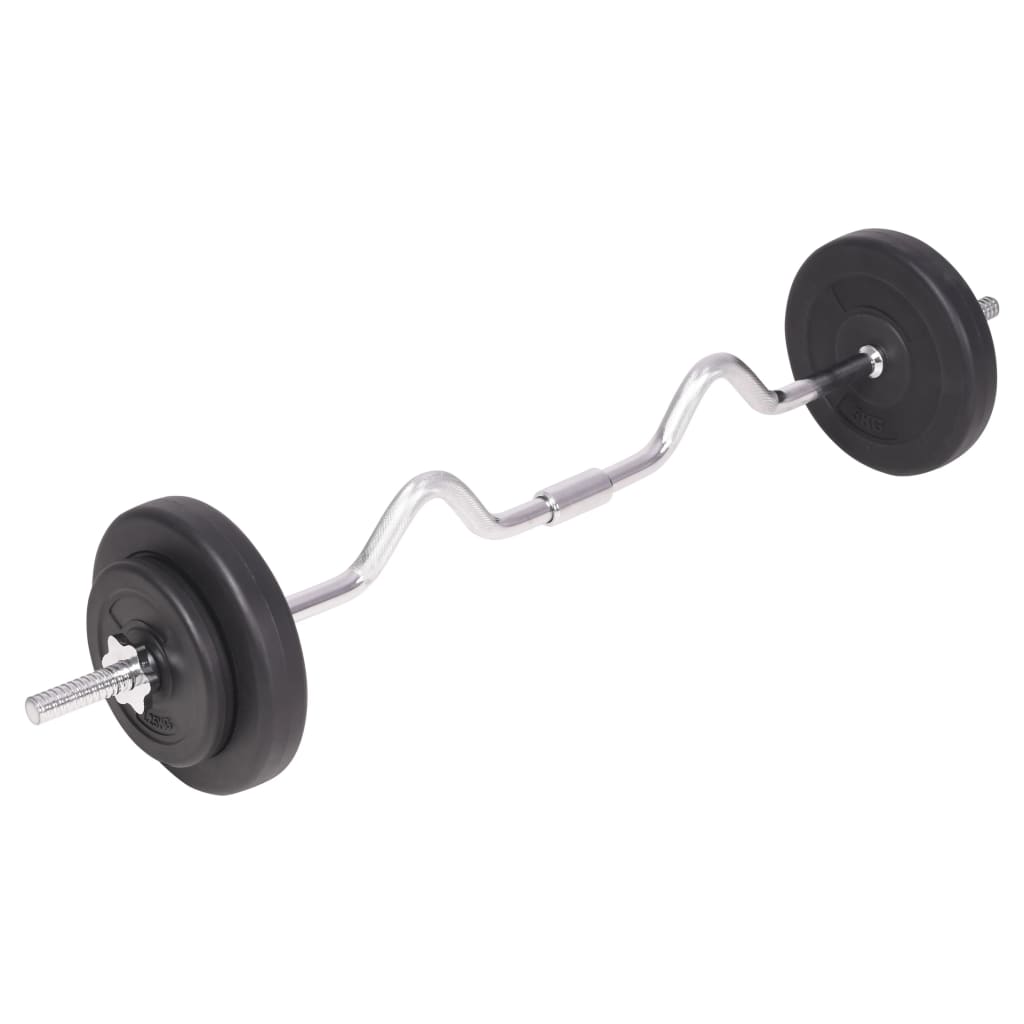 vidaXL Barbell and Dumbbell Set 198.4 lb - WILKYs