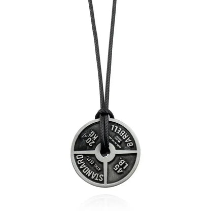Weightlifting Plate Pendant Necklace for Men - WILKYs