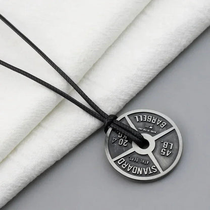 Weightlifting Plate Pendant Necklace for Men - WILKYs