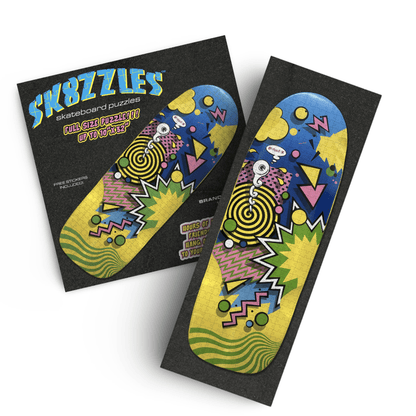 Weirdo Sk8zzle Skateboard Puzzle 12"x34" - WILKYs