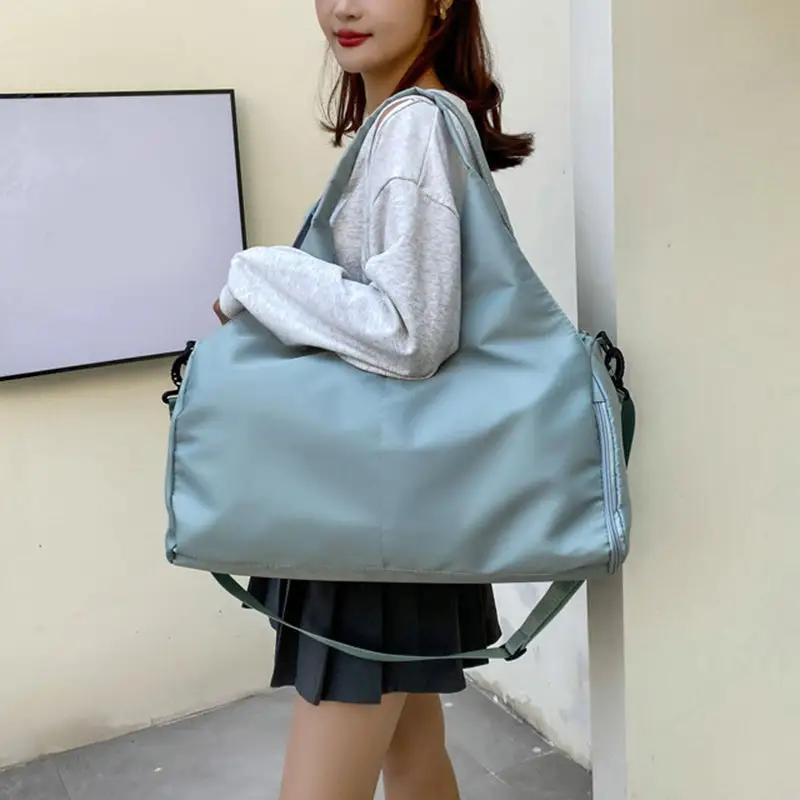 Women Yoga Bag Sports Fitness Dry And Wet Separation Large Capacity Storage Travel Bags Can Carry Yoga Mats - WILKYs