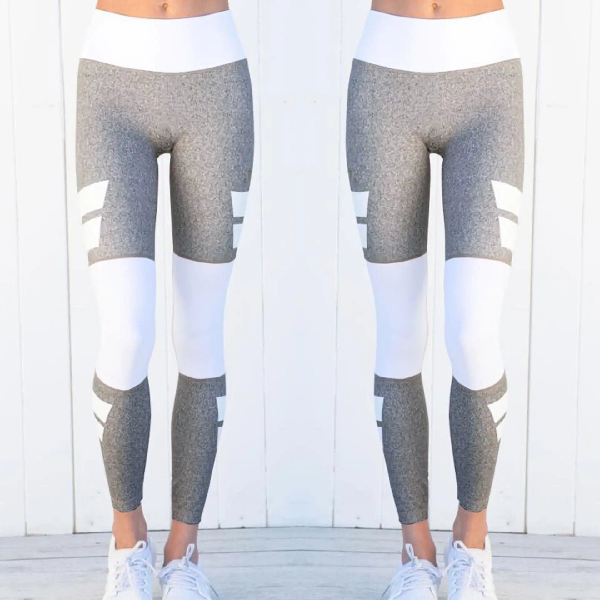 Women's Color Matching Yoga Fitness Yoga Pants - WILKYs