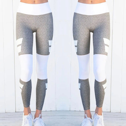 Women's Color Matching Yoga Fitness Yoga Pants - WILKYs