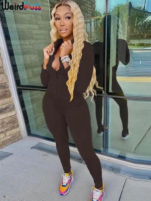 Women's Hooded Athleisure Set – Sporty Tops & Stretch Leggings - WILKYs