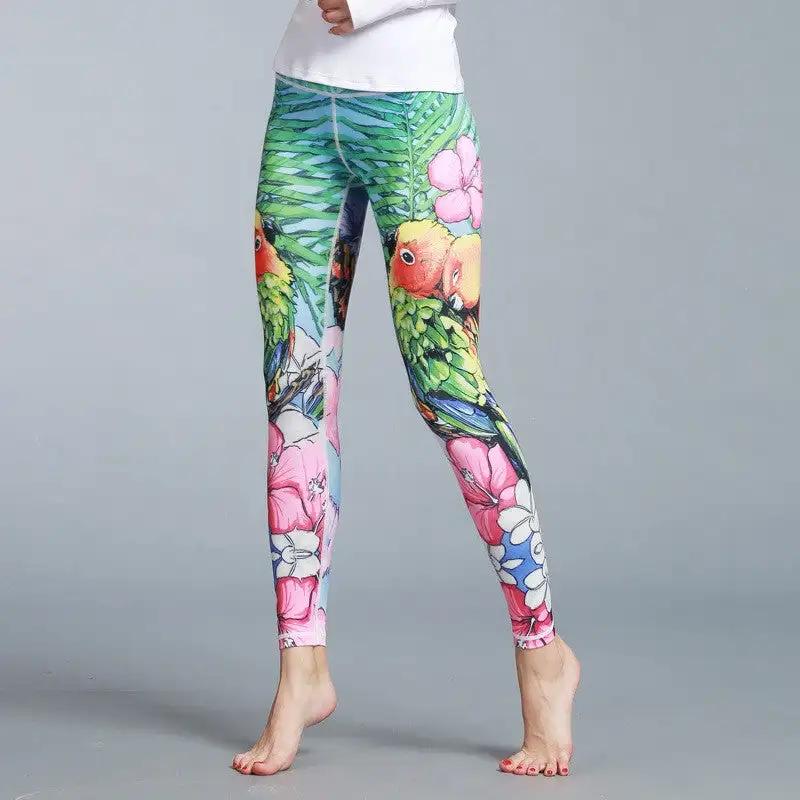 Women's Outdoor Sport Yoga Printed Leggings - WILKYs