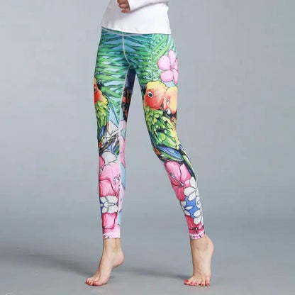 Women's Outdoor Sport Yoga Printed Leggings - WILKYs