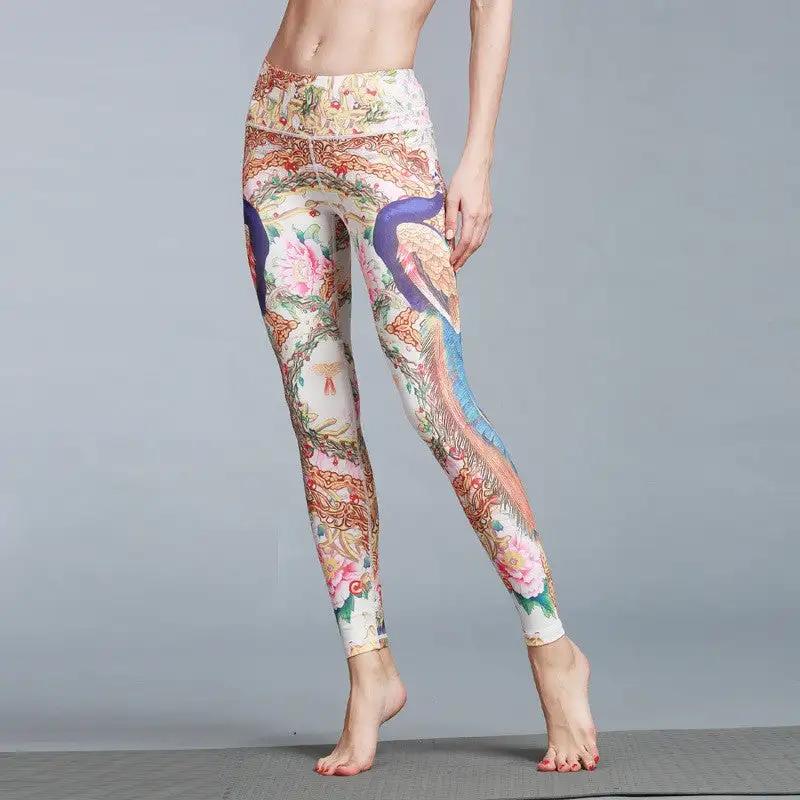 Women's Outdoor Sport Yoga Printed Leggings - WILKYs