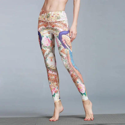 Women's Outdoor Sport Yoga Printed Leggings - WILKYs