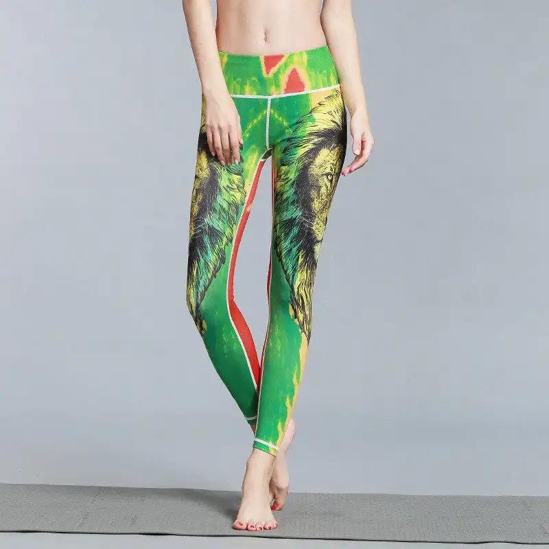 Women's Outdoor Sport Yoga Printed Leggings - WILKYs