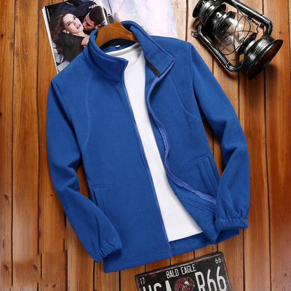 Women's Zipper Cardigan Sweatershirt Polar Fleece - WILKYs