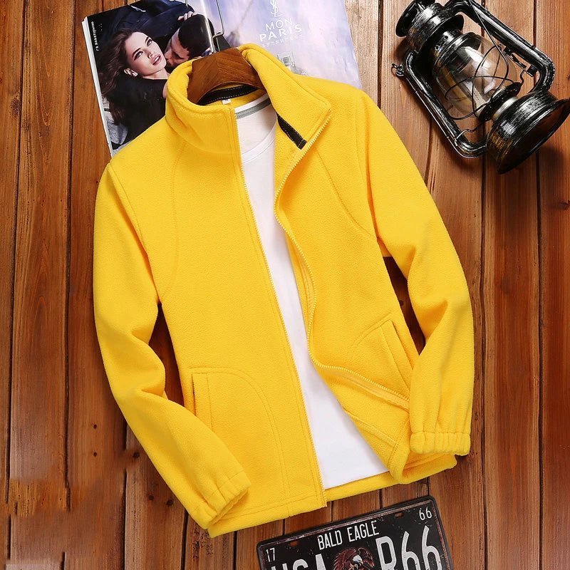 Women's Zipper Cardigan Sweatershirt Polar Fleece - WILKYs