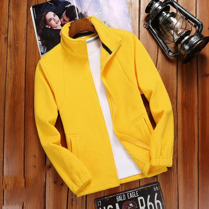 Women's Zipper Cardigan Sweatershirt Polar Fleece - WILKYs