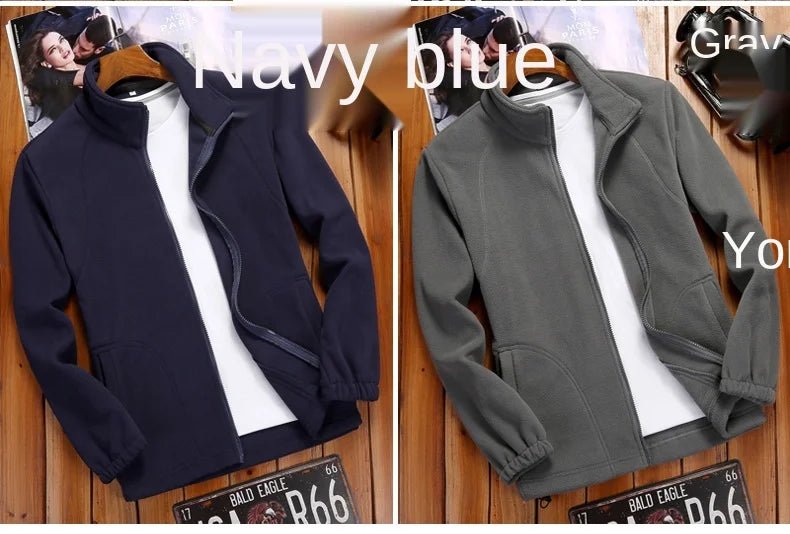 Women's Zipper Cardigan Sweatershirt Polar Fleece - WILKYs