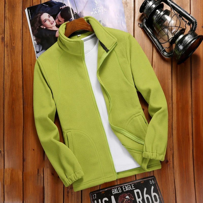 Women's Zipper Cardigan Sweatershirt Polar Fleece - WILKYs