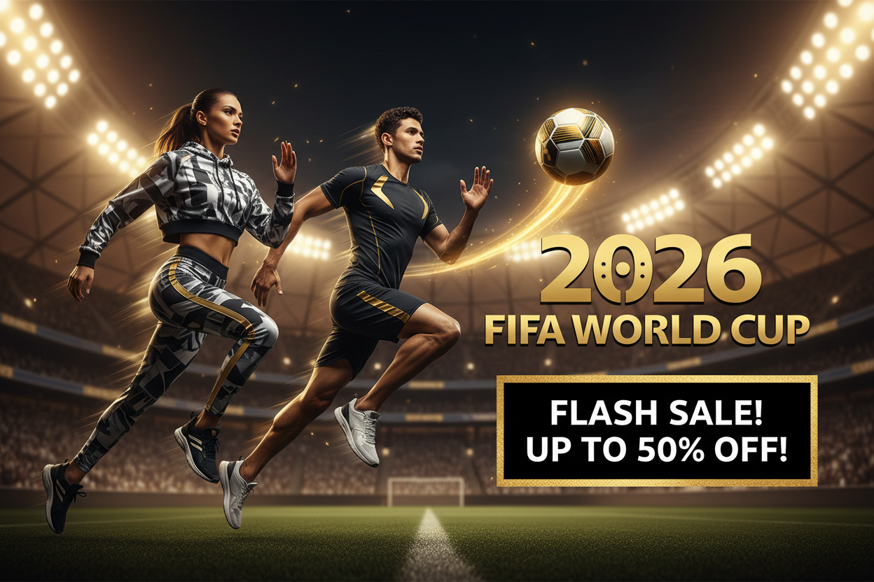 World Cup 2026 Sale Banner
