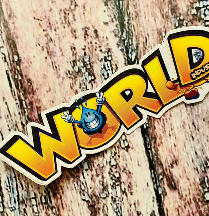 World Industries VINTAGE Sticker 5.5” - WILKYs