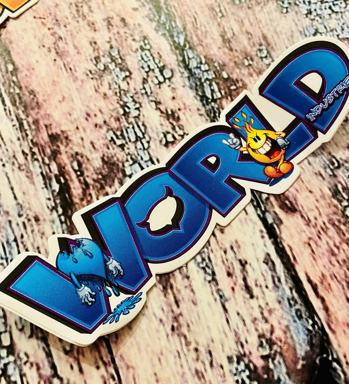 World Industries VINTAGE Sticker 5.5” - WILKYs