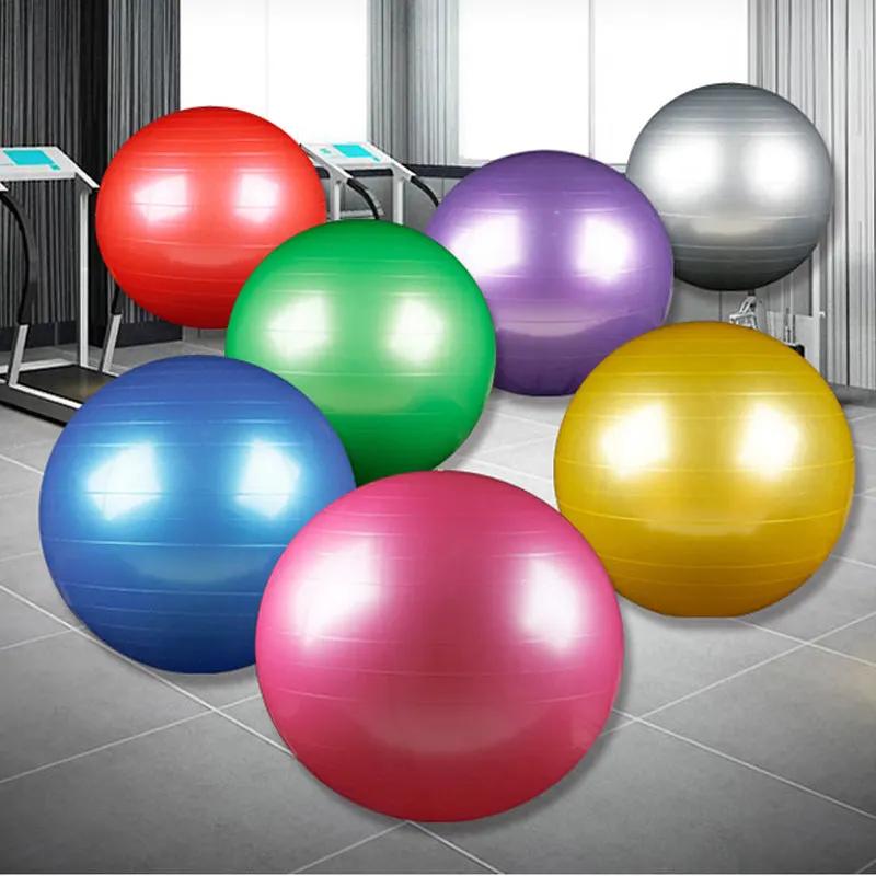 Yoga Ball Fitness Beginner Children Exercise More Gymnastics Glossy Ball - WILKYs