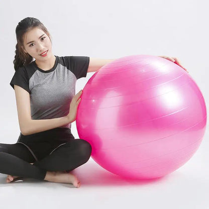 Yoga Ball Fitness Beginner Children Exercise More Gymnastics Glossy Ball - WILKYs