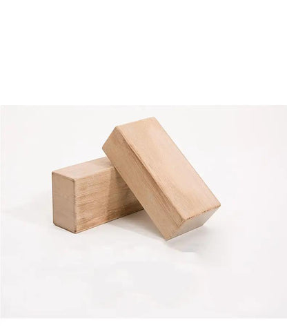 Yoga Brick Solid Wood Yoga Brick Whole Piece Anti - slip Compressive Log Brick Yoga Clothes Iyengar Yoga Auxiliary Supplies - WILKYs