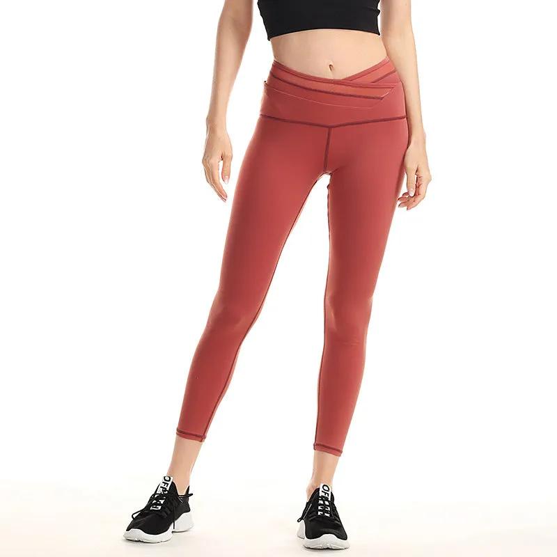Yoga clothes slim sports fitness yoga pants - WILKYs