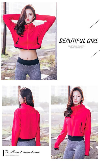 Yoga fitness loose coat - WILKYs