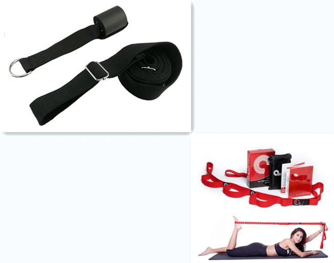 Yoga Stretch Strap Elasticity Yoga Strap with Multiple Grip Loops - WILKYs