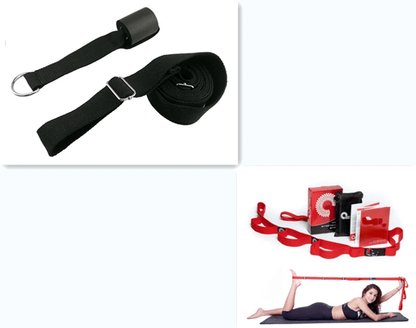 Yoga Stretch Strap Elasticity Yoga Strap with Multiple Grip Loops - WILKYs