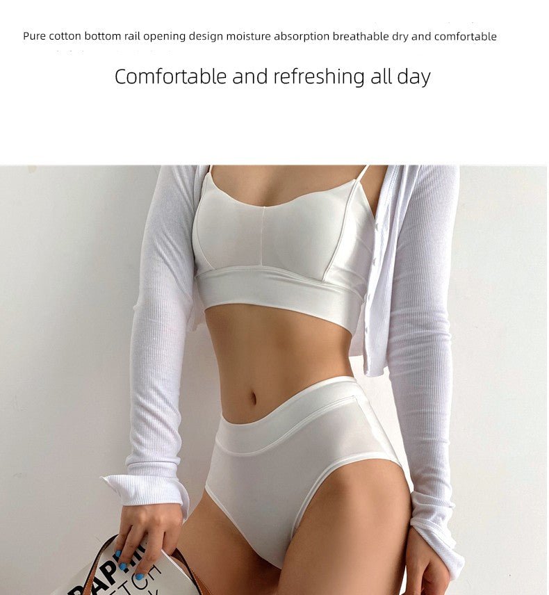 Zdesign Minimalist Silky Seamless Mid - High Waist Underwear - WILKYs