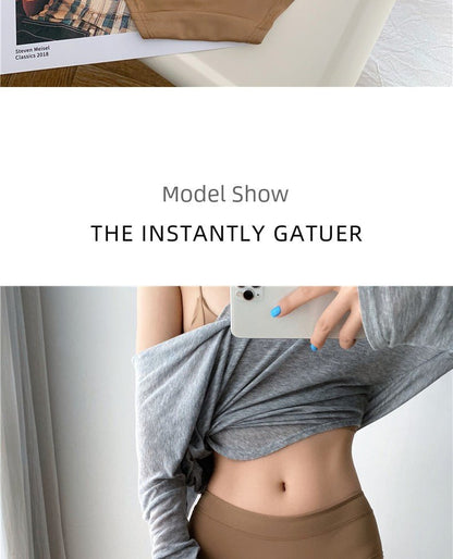 Zdesign Minimalist Silky Seamless Mid - High Waist Underwear - WILKYs