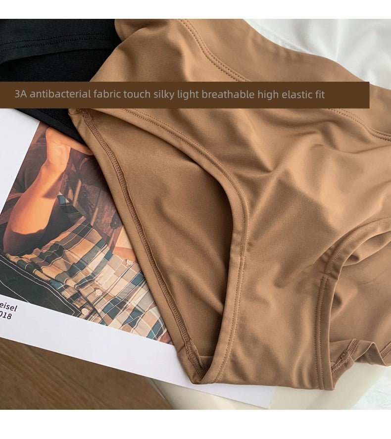 Zdesign Minimalist Silky Seamless Mid - High Waist Underwear - WILKYs