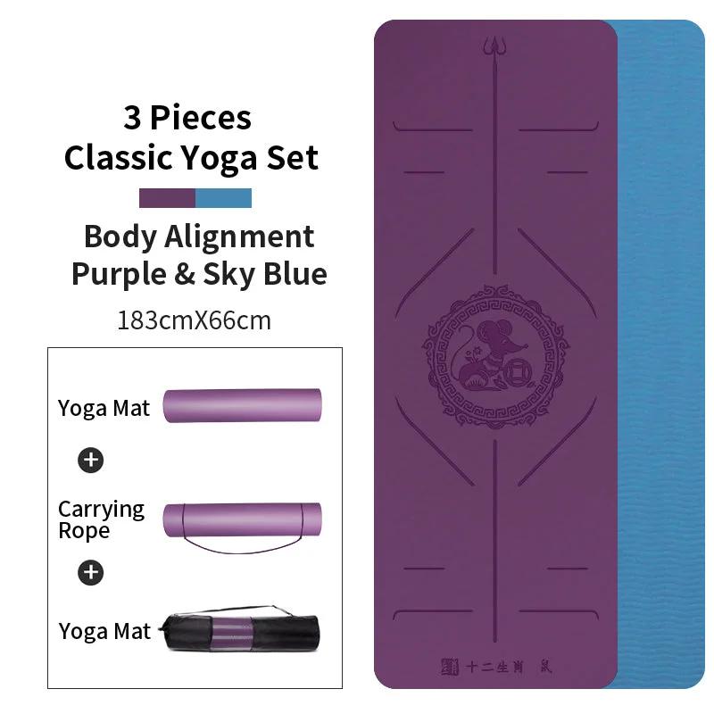 Zodiac Tpe Yoga Mat Widened Female Fitness Mat - WILKYs