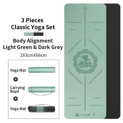 Zodiac Tpe Yoga Mat Widened Female Fitness Mat - WILKYs