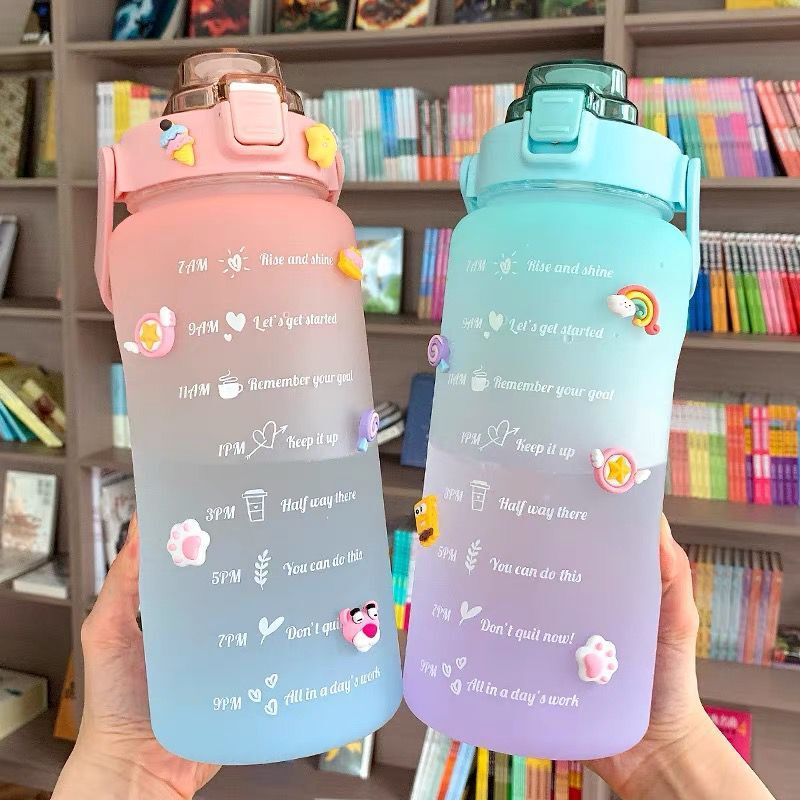 WILKYsWater bottleFitness Drinking BottleThe Fitness Bottle is the perfect way to stay hydrated and motivated throughout the day. Featuring a motivational design, time and volume markers, and a convenient c