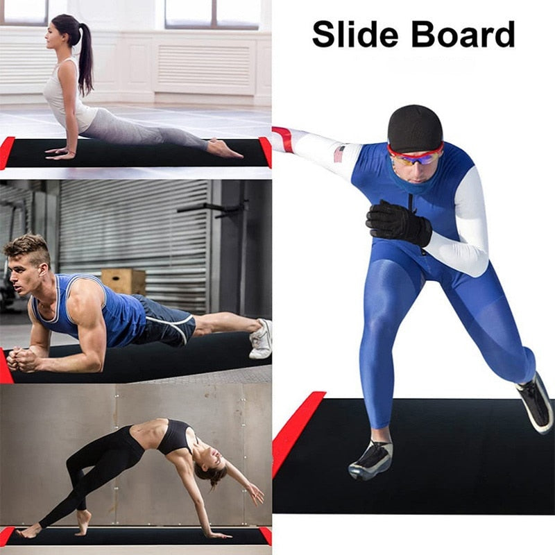 WILKYsYoga MatsYoga Sliding MatThe Yoga Sliding Mat is the perfect way to get a workout while sliding on any hard surface. It is great for use on tile, linoleum, wood floors, and even carpet. The 