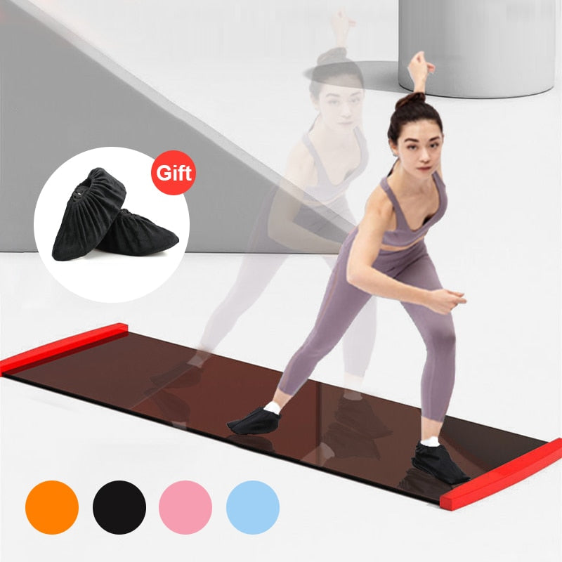 WILKYsYoga MatsYoga Sliding MatThe Yoga Sliding Mat is the perfect way to get a workout while sliding on any hard surface. It is great for use on tile, linoleum, wood floors, and even carpet. The 