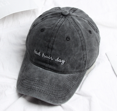 WILKYsHatBaseball Cap Bad Hair Day Embroidery LetterIf you're looking for a baseball cap that will help you deal with bad hair days, look no further than our Bad Hair Day Embroidery Letter Baseball Cap! This unisex ca