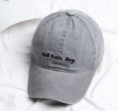 WILKYsHatBaseball Cap Bad Hair Day Embroidery LetterIf you're looking for a baseball cap that will help you deal with bad hair days, look no further than our Bad Hair Day Embroidery Letter Baseball Cap! This unisex ca