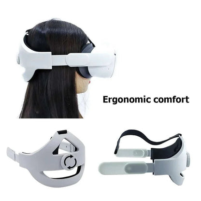 Adjustable Head Strap For Oculus Quest 2 Elite Increase Supporting Improve Comfort - Virtual For Oculus Quest 2 VR Accessories - WILKYs