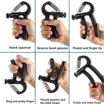 Adjustable Spring Hand Grip Exerciser – Strengthen Hands & Wrists - WILKYs